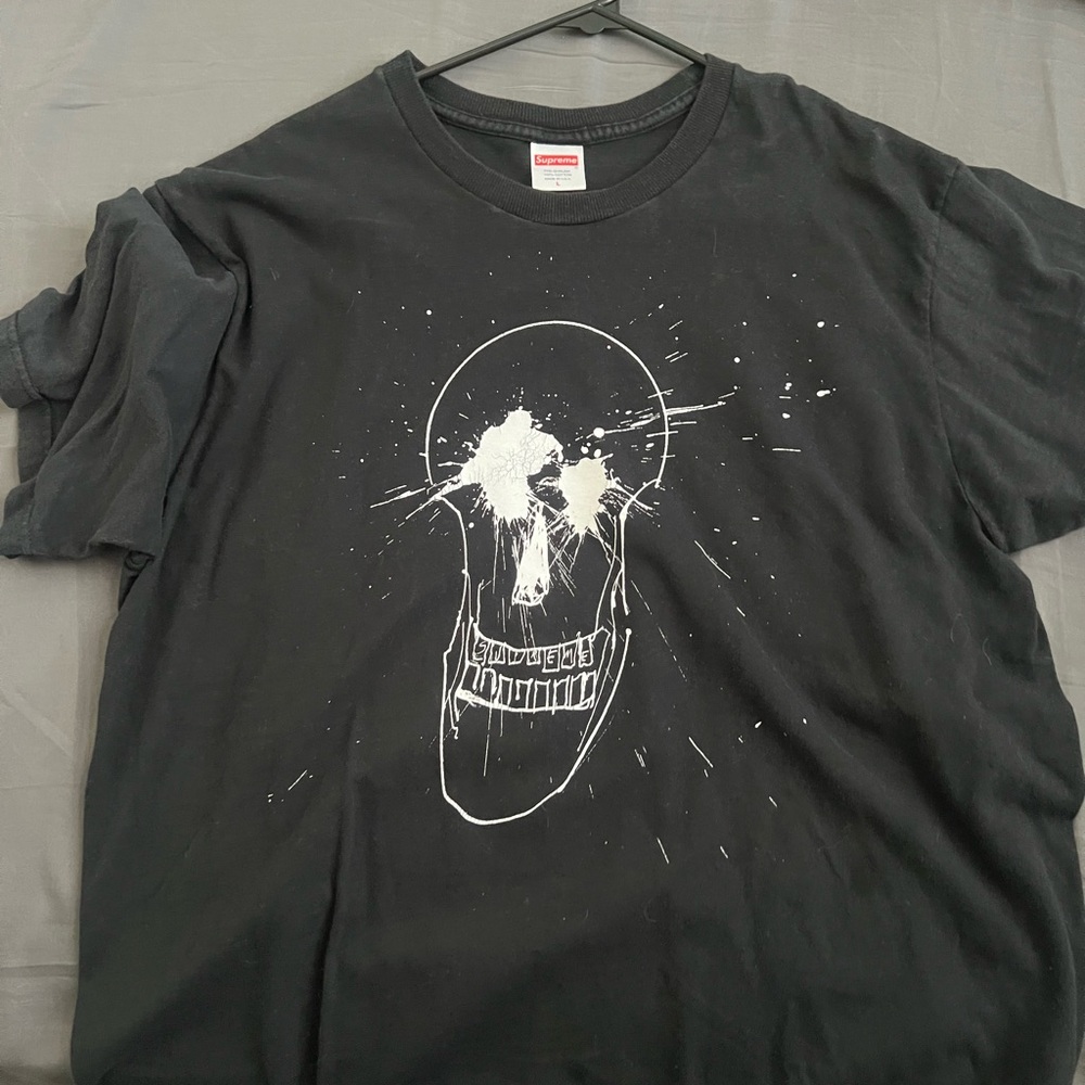 Supreme Black Skull Graphic Tee